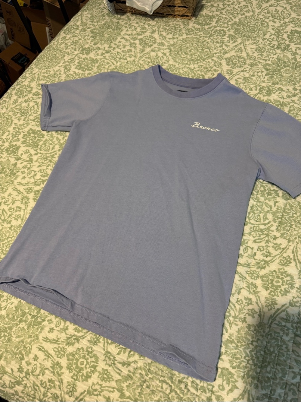 Bronco lavender tee